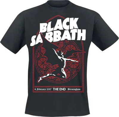 Produktbild von Black Sabbath T-Shirt Herren The End Church Window schwarz L