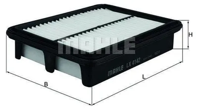 Zdjęcie produktu dla Filtr powietrza KNECHT LX 4142