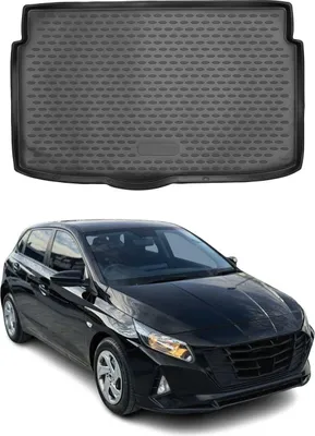 Immagine prodotto di Tappetino per bagagliaio per Hyundai i20 2020-2025 in gomma TPE nero