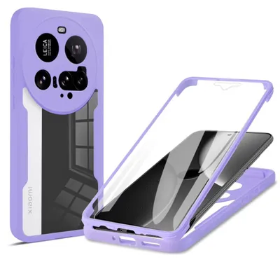 Produktbild von Techsuit - ColorVerse 360 Series + Screen Protector 360° Hülle mit Glas für Xiaomi 15 Ultra – violett