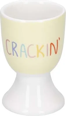 Produktbild von Eierbecher, Crackin - Porzellan - Gelb - KitchenCraft | Soleada
