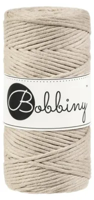 Produktbild von Beige Macramee Kordel 3mm 100m