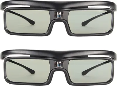 Image de Lunettes 3D DLP Link adaptées aux projecteurs 3D LTV-2500 3000 Pro 3500 Pro Lunettes 3D rechargeables à obturateur actif