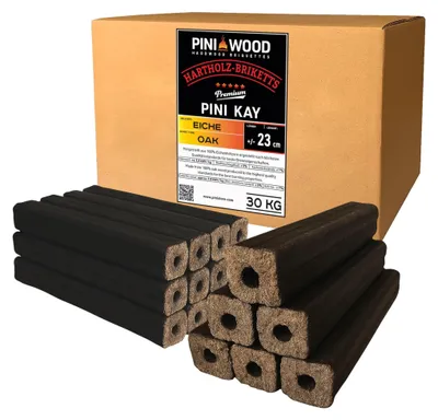 Productafbeelding van 30 kg Houtskoolbriketten Eik voor Verwarming