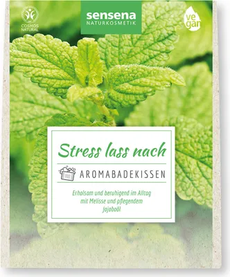 Produktbild von sensena Aromabadekissen Aromavlies Badezusatz Wellness Stress lass nach