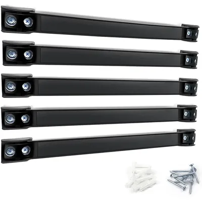 Obrázek produktu pro Sada magnetických lišt na nářadí, 5 kusů, délka 40 cm, silná magnetická lišta pro garáž, dílnu, kuchyň