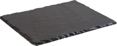 Produktbild von APS 942 Naturschieferplatte, 26,5 x 20,5 cm, Materialstärke 6-9 mm, möbelschonende Füßchen