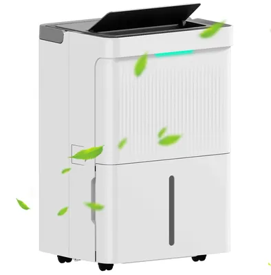 Imagen del producto de Deshumidificador - Deshumidificador de aire - Regulador de humedad - Control de humedad - Deshumidificador para espacios - 35 litros por día