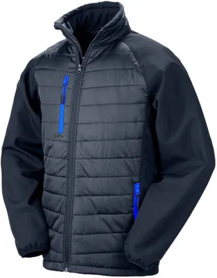 Produktbild von Result Genuine Recycled - "Compass" Steppjacke für Damen PC5246 (XL) (Marineblau/Königsblau)