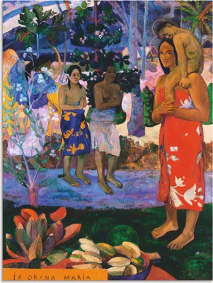 Produktbild von ARTland Wandbild Alu für Innen & Outdoor IA ORANA MARIA (Ave Maria). 1891/1892 Größe: 30x40 cm