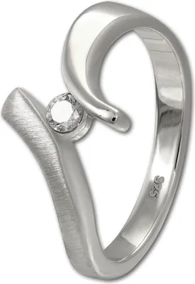 Produktbild von Damen Gr. 56 17,8 SilberDream Ringe silberweiß Ringschmuck D2SDR417W56