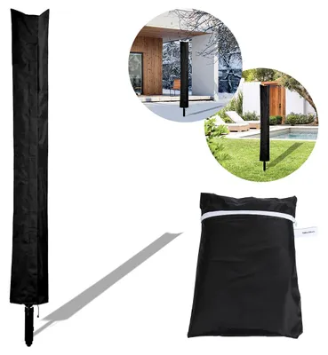 Zdjęcie produktu dla Pokrowiec ochronny na suszarkę do ubrań Ikodm, pokrowiec przeciwdeszczowy 168 x 28 cm, parasol, stojak na pranie, osłona chroniąca przed promieniowaniem UV i warunkami atmosferycznymi, zamek błyskawiczny, parasol odporny na warunki atmosferyczne