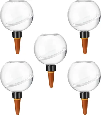 Produktbild von 80 ml/500 ml Bewässerungskugeln, wiederverwendbare selbstbewässernde Kugeln, transparente Bewässerungskugeln mit Spikes für Zimmerpflanzen, Balkon, Wohnzimmer, Blumen