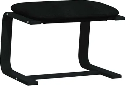 Obrázok produktu pre vidaXL Podnožka čierna 51x41x40 cm Látka