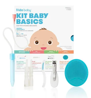 Produktbild von Babypflegeset Nasensauger Nagelschere Nagelfeile - 6-teilig - Nasensauger mit Filtern - Mit Sicherheitsfenster - Für empfindliche Haut