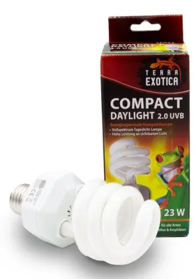 Produktbild von Compact Daylight 2.0 UVB 23W – Energiesparende Tageslichtlampe für Terrarien