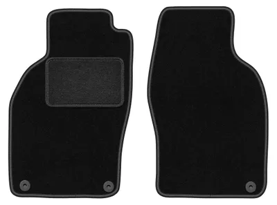 Immagine prodotto di Tappetini anteriori in moquette per Saab 9-3 I 1998-2003 (cabrio) – 2 pezzi, neri, su misura – Wielganizator LUX