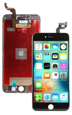 Immagine prodotto di Schermo standard per iPhone 6S Plus, colore nero, completo di tutti gli accessori