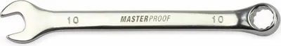 Zdjęcie produktu dla Klucz płasko-oczkowy MASTERPROOF, 10 mm