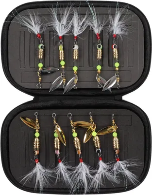 Image de 10pcs PECINE -Rotation Fischereiköder Federhaken hoher Kohlenstoffstahl Salzwasserfestes Tackle