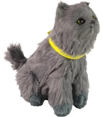 Produktbild von Lean Toys Interaktive Plüschkatze Weiches Fell Streicheln Sie seinen Kopf und lernen Sie seine Funktionen kennen