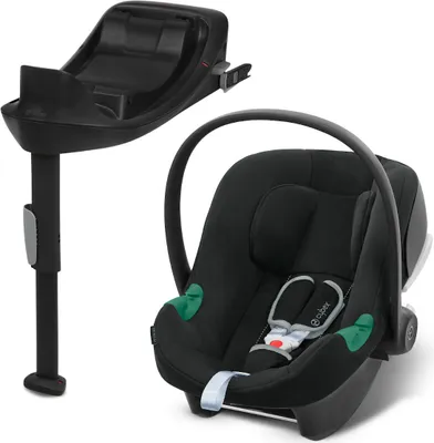 Zdjęcie produktu dla Cybex Aton B2 i-Size Babyschale inkl. Base One Volcano Black