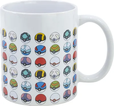 Produktbild von Pokemon Pikachu Pokeball Kaffeetasse Teetasse Tasse Geschenkidee 325 ml