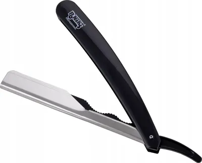Produktbild von Ponik's Klassisches Rasier Set Herren, Transporttasche, Rasiermesser-Set für Herren mit 5 Wechselklingen, hochwertiges Edelstahl, Barbier Messer für eine präzise Bart-Rasur, Schwarz