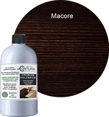 Produktbild von Contura 250ml. Holzbeize Wasserbeize Möbel Farbe - Macore