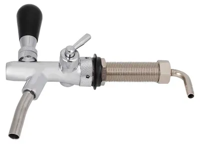 Productafbeelding van Bier Tapinstallatie - Hoogwaardige Kwaliteit - Zilver - Met Stroomregeling - 4 Inch