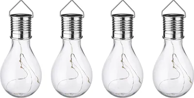 Produktbild von BUTLERS Solar-Glühbirne SUNLIGHT 4er-Set