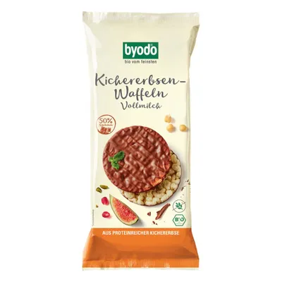 Produktbild von Byodo Bio Kichererbsenwaffeln Vollmilch 65 g