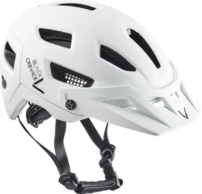Produktbild von BLACK CREVICE - Damen & Herren MTB - Fahrradhelm - ENDURO | Farbe: Weiß | Größe: M/L (58-61 cm)