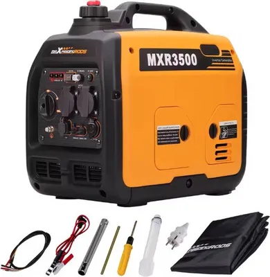 Immagine prodotto di Generatore inverter silenzioso da 3300 W, a benzina, a 4 tempi, con prese USB e prese da 230V