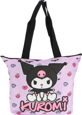 Obrázok produktu pre Plážová taška Hello Kitty 47 cm - Kuromi Design Sanrio Bag