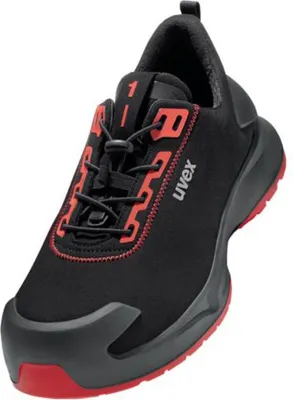 Produktbild von uvex 1 x-craft Sicherheitsschuh Halbschuhe S3L, schwarz/rot schwarz/rot 50