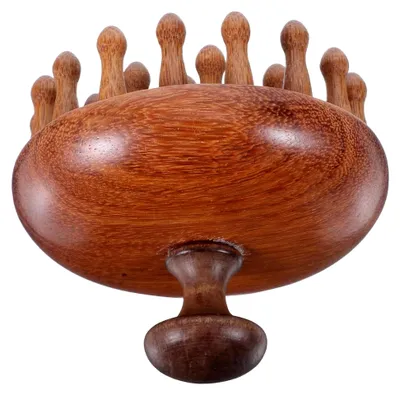 Produktbild von Holz Kopfhautmassagebürste für natürliche Pflege