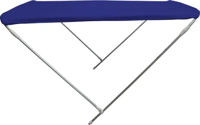Produktbild von Bimini | Sonnenverdeck mit 2 Alugestängen pro Seite, Breite:130 cm, Farbe:navy