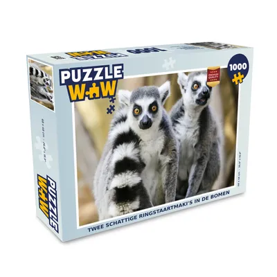 Obrázek produktu pro MuchoWow MuchoWow® Puzzle 1000 ks Opice - Lemur kroužkovaný - Zvíře
