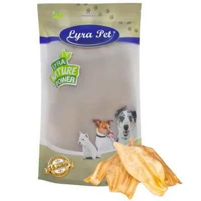 Produktbild von 100 Stk. Lyra Pet® Rinderohren ca. 2 kg