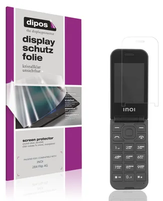 Image de 4x Film de protection d'écran pour INOI 284 Flip 4G protecteur clair dipos