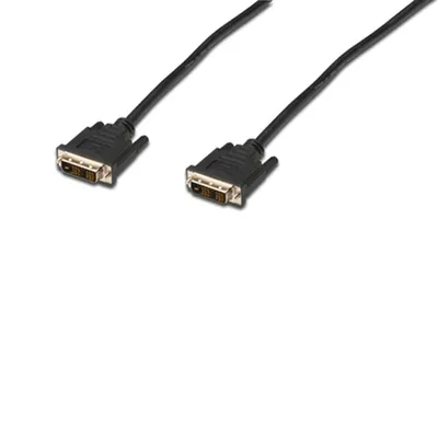 Zdjęcie produktu dla Digitus Kabel przyłączeniowy DVI, 2 m, DVI-D, DVI-D, Męska, Męska, Czarny