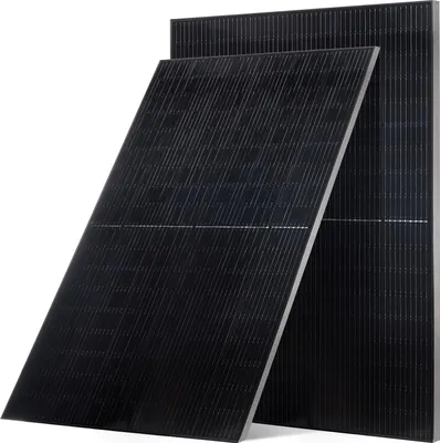 Immagine prodotto di VEVOR moduli solari monocristallini 400 W, confezione da 2, modulo fotovoltaico con potenza di uscita MC4 e cornice in alluminio, pannello solare impermeabile IP65, centrale elettrica da balcone off-grid per auto, barca, camper, tetto piano
