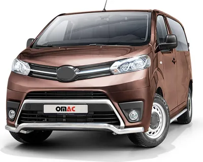 Immagine prodotto di Protezione paraurti anteriore per Toyota Proace 2016-2022 in acciaio ABE argento
