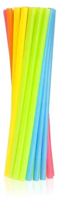 Zdjęcie produktu dla rurki (słomki) wielokrotnego użytku różne kolory 9 x 240mm / 250 szt. RW-9K25