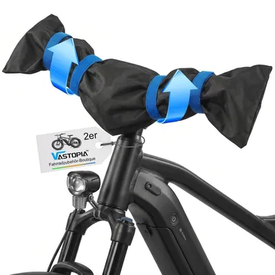 Immagine prodotto di Copertura protettiva per manubrio di e-bike, set per il trasporto, impermeabile e antipolvere, 2 pezzi