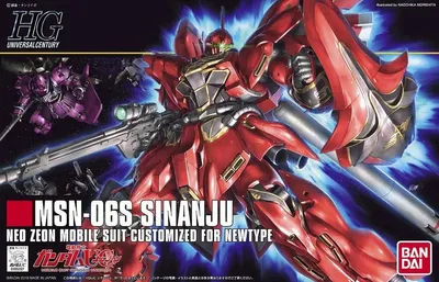Immagine prodotto di HGUC 1/144 MSN-06S Sinanju Kit di Modellismo