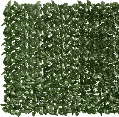 Produktbild von "Winter Sale" Sonnenschirme - Grün Balkon-Sichtschutz mit Dunkelgrünen Blättern 600x150cm DE5001348