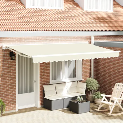 Immagine prodotto di vidaXL Telo di ricambio per tenda da sole, color crema, 4 x 2 m, poliestere