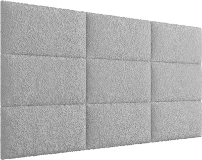 Produktbild von Wandpaneel Pag 60x30, Polsterwand für Schlafzimmer, Garderobe, Kinderzimmer (Farbe: Abriamo 6)